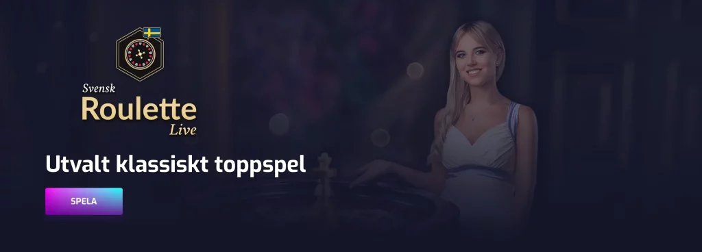 Livecasino hos X300 Casino