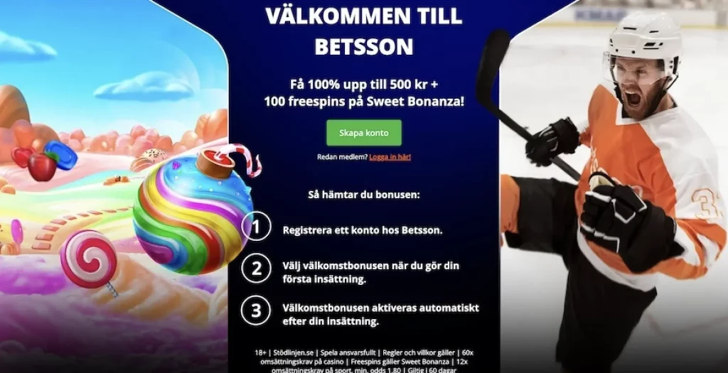 Betsson casino bonus
