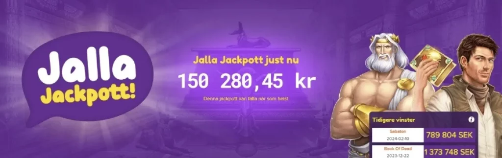 Jalla Casino jackpott